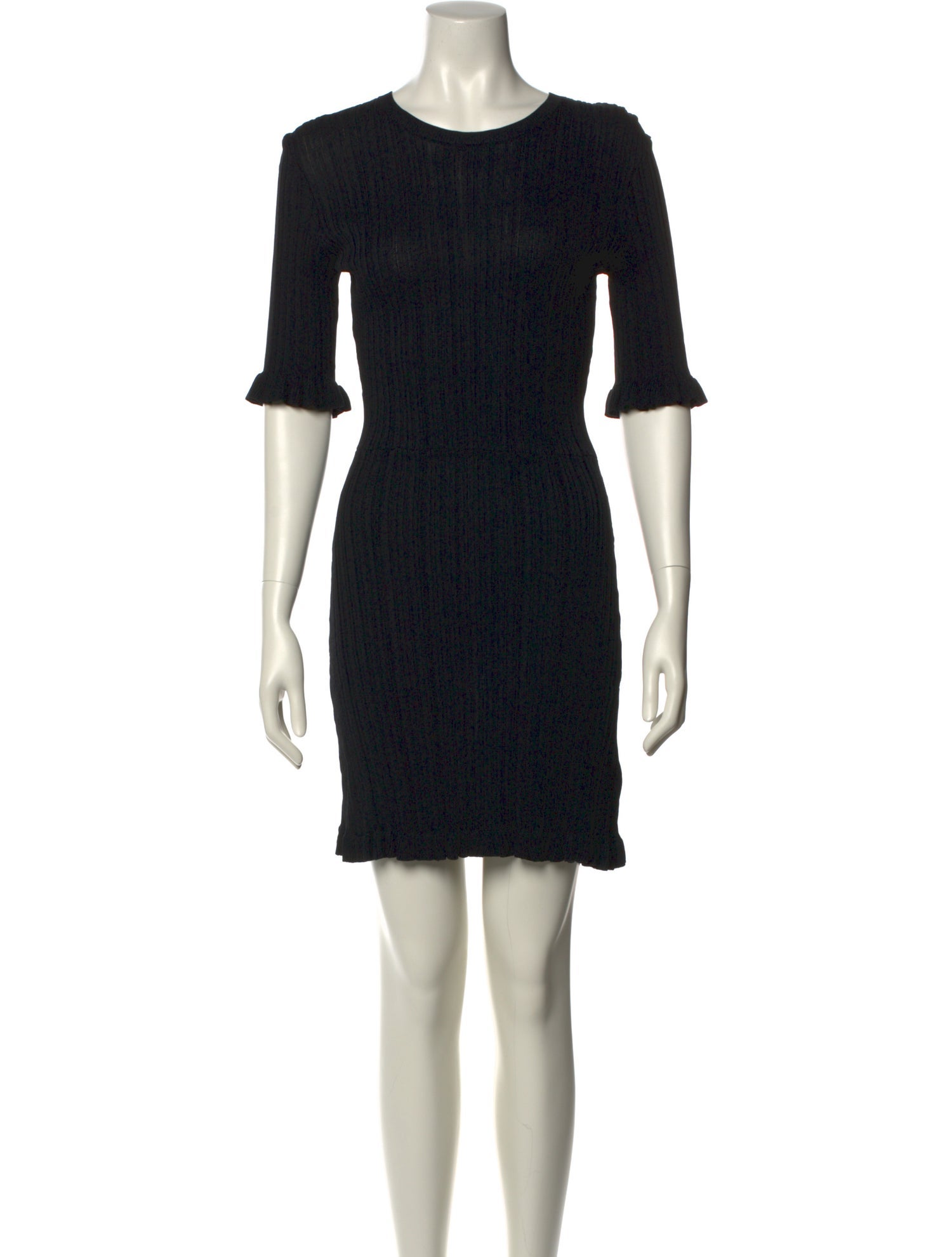 Maje Crew Neck Mini Dress