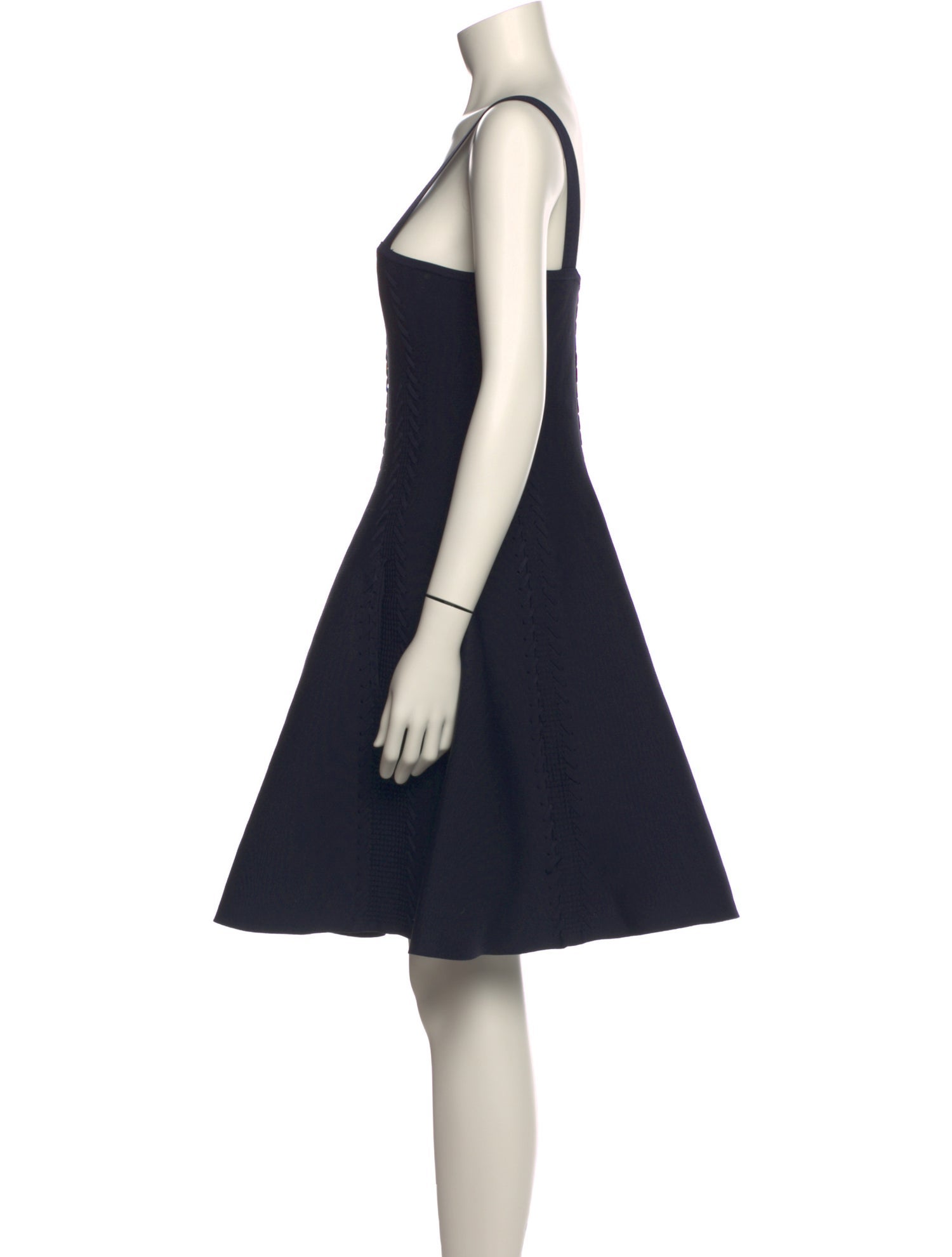 Maje Square Neckline Mini Dress