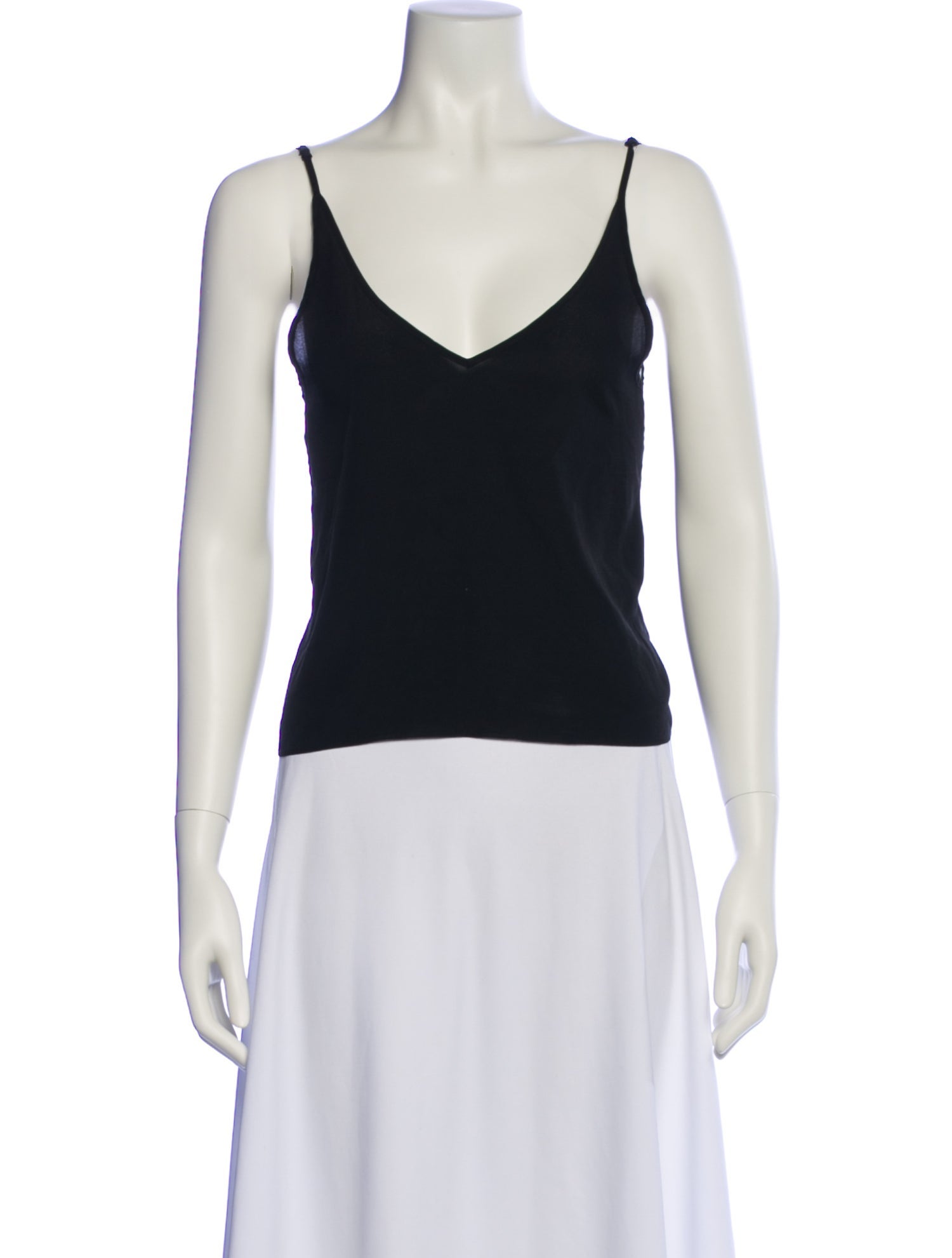 Maje V-Neck Sleeveless Top