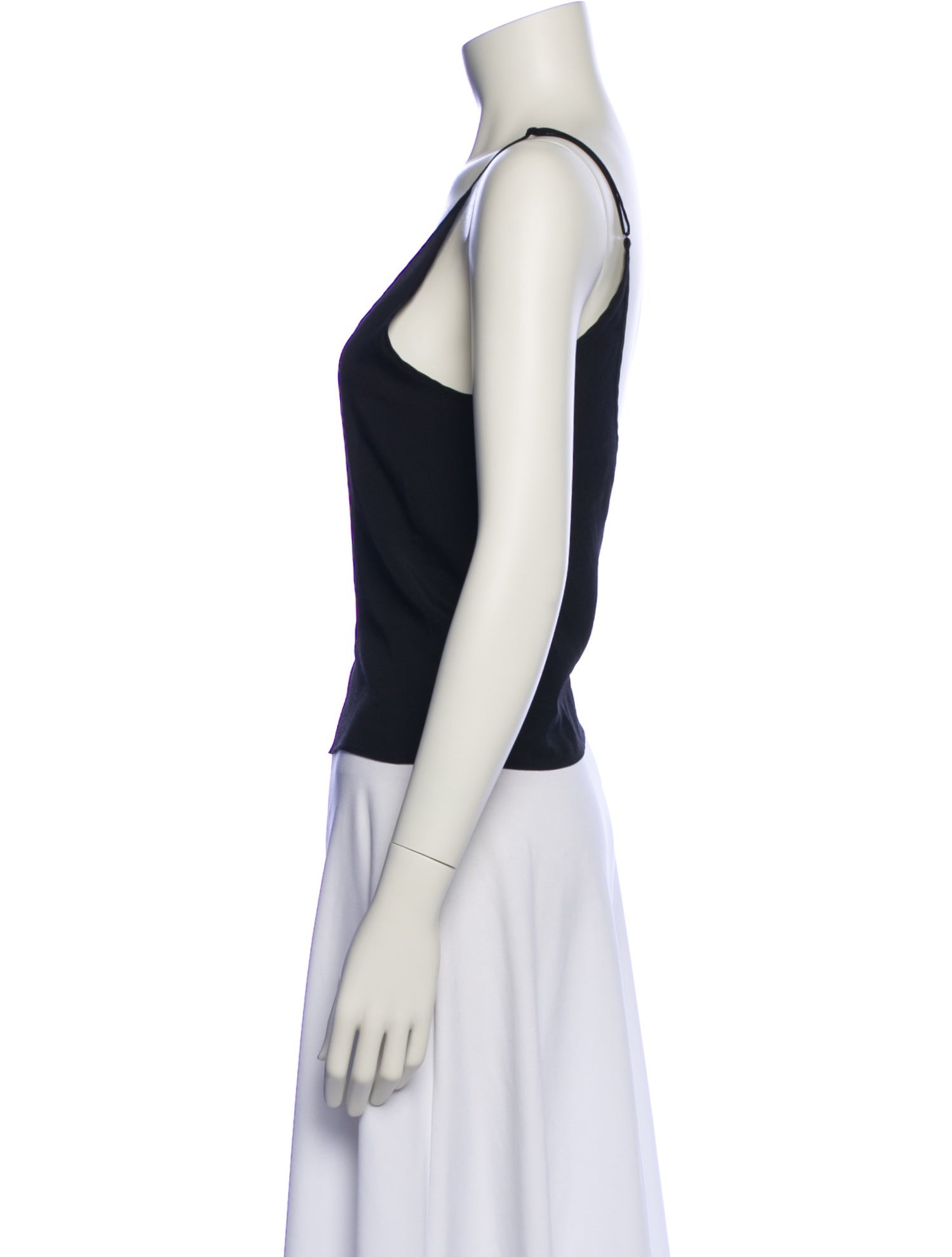 Maje V-Neck Sleeveless Top