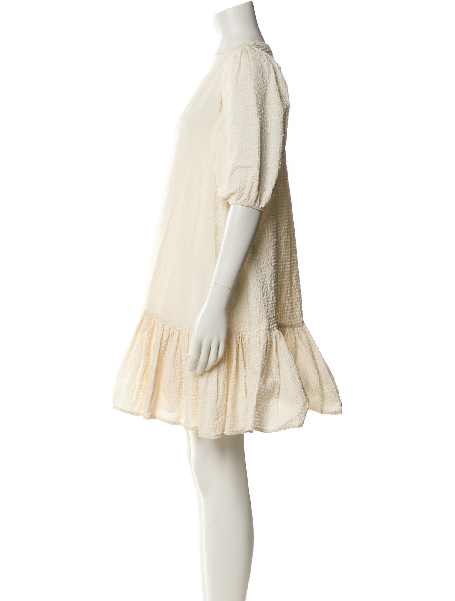 Maje V-Neck Mini Dress