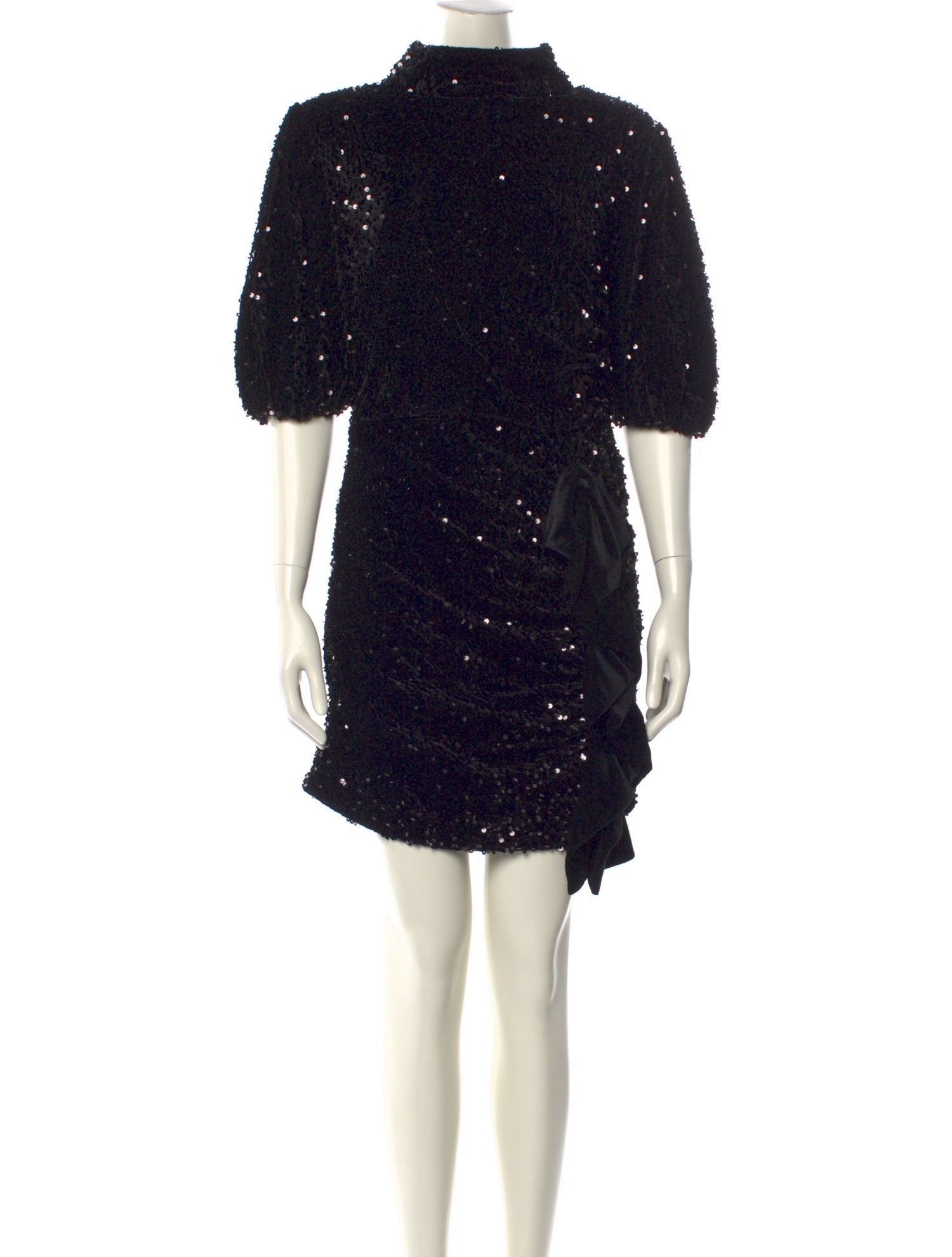 Maje Turtleneck Mini Dress