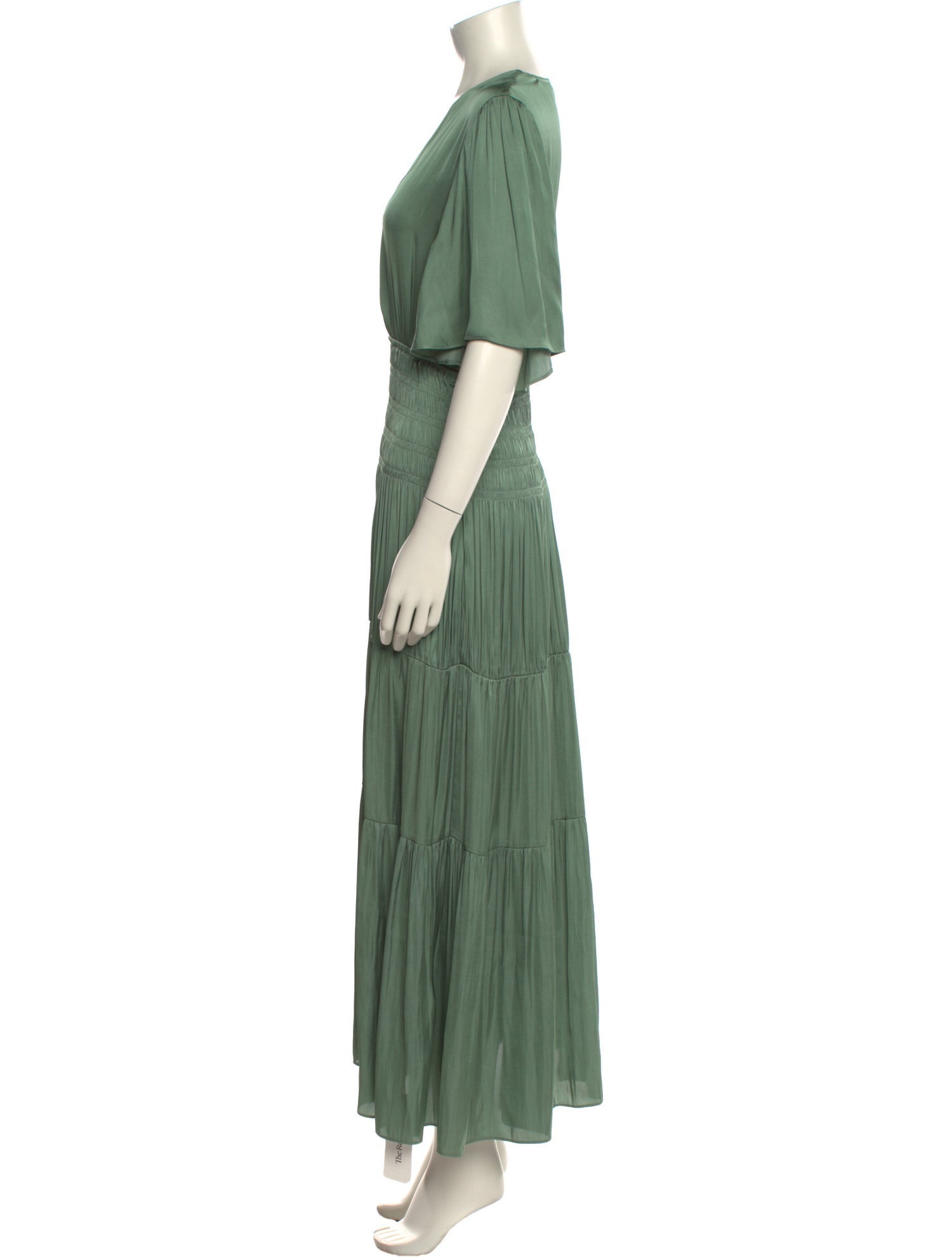 Maje V-Neck Long Dress