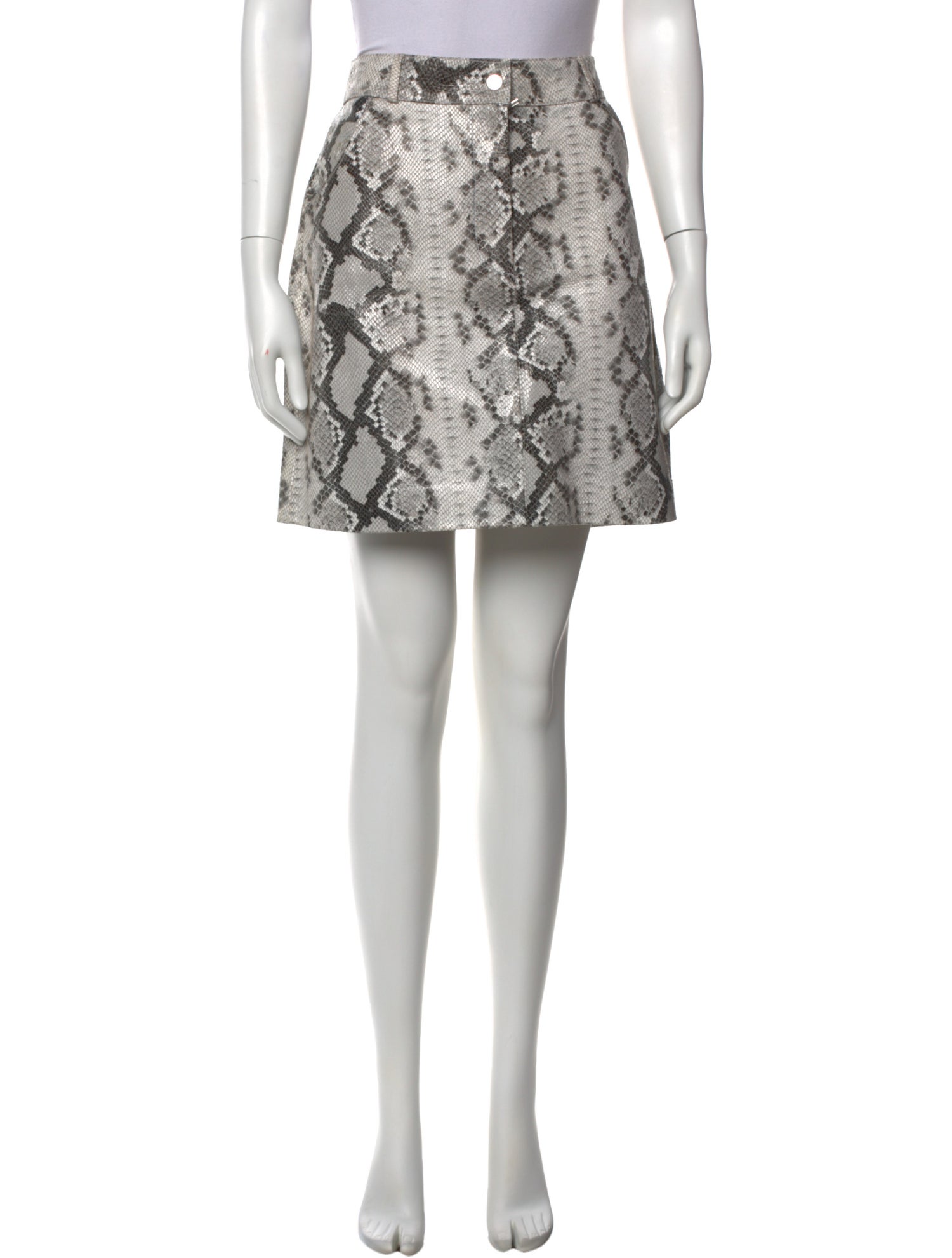 Maje Leather Mini Skirt