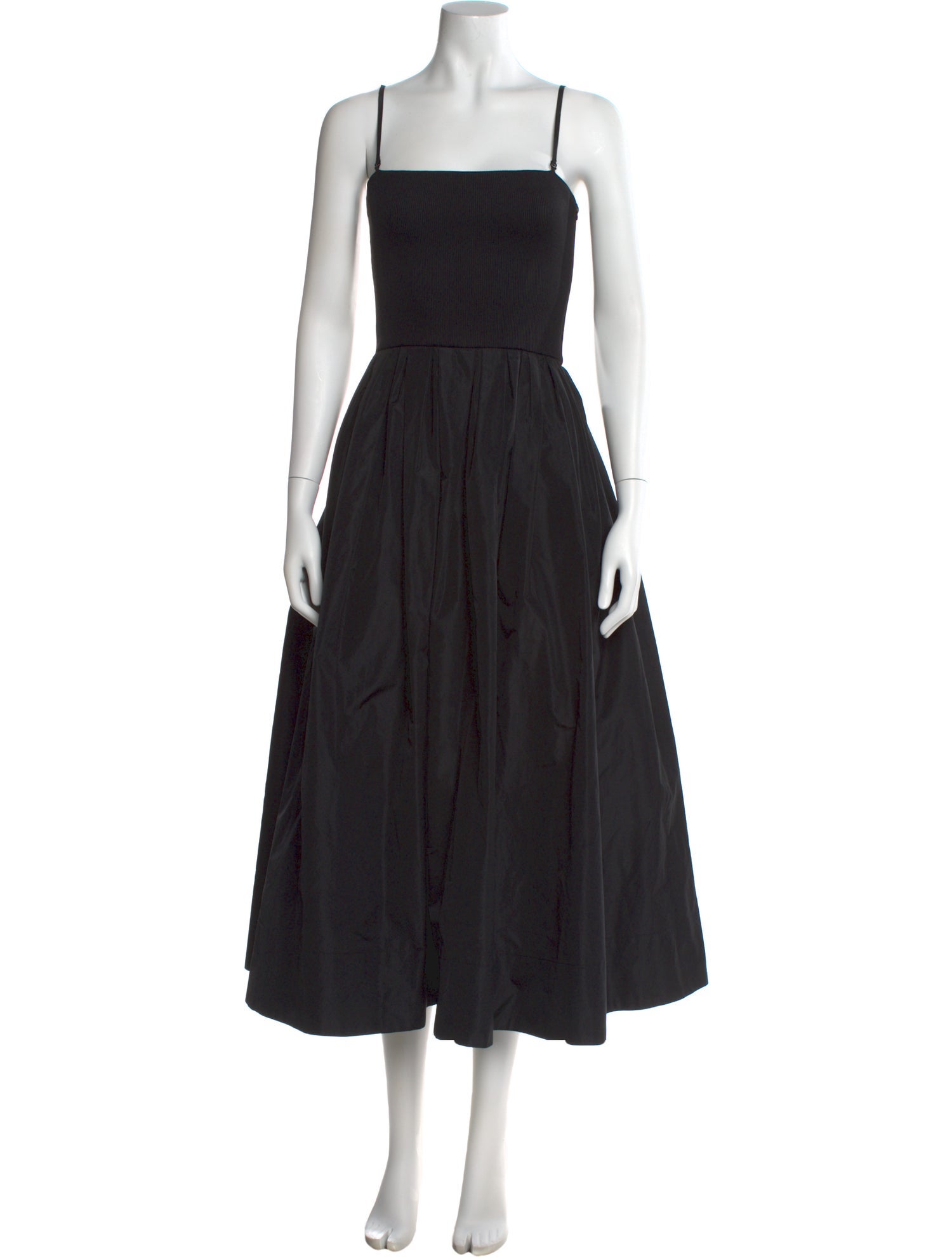 Maje Square Neckline Long Dress