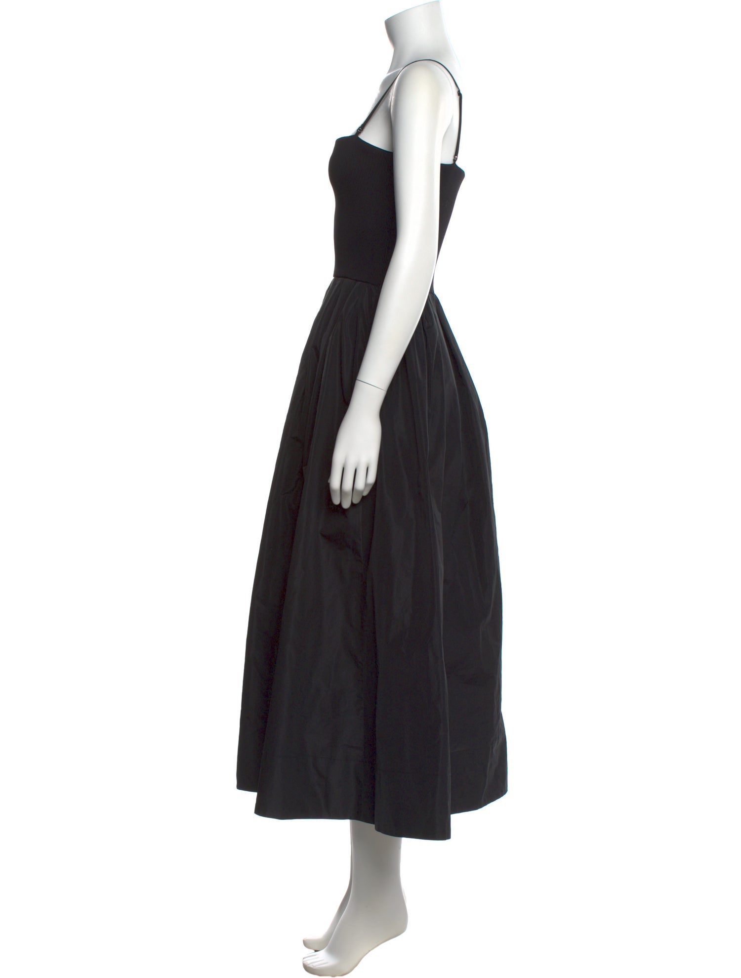 Maje Square Neckline Long Dress