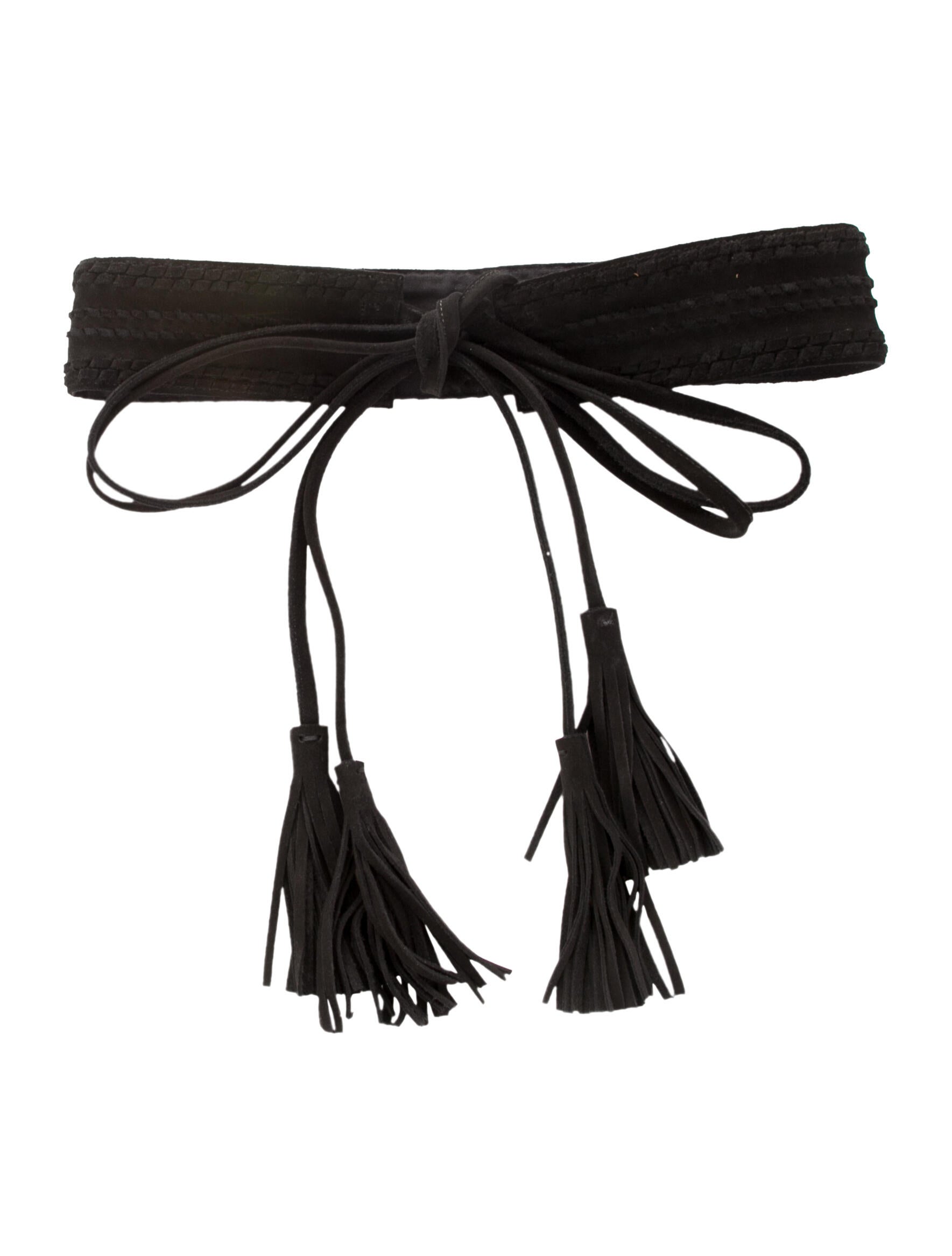 Maje Wide Canvas Waist Belt