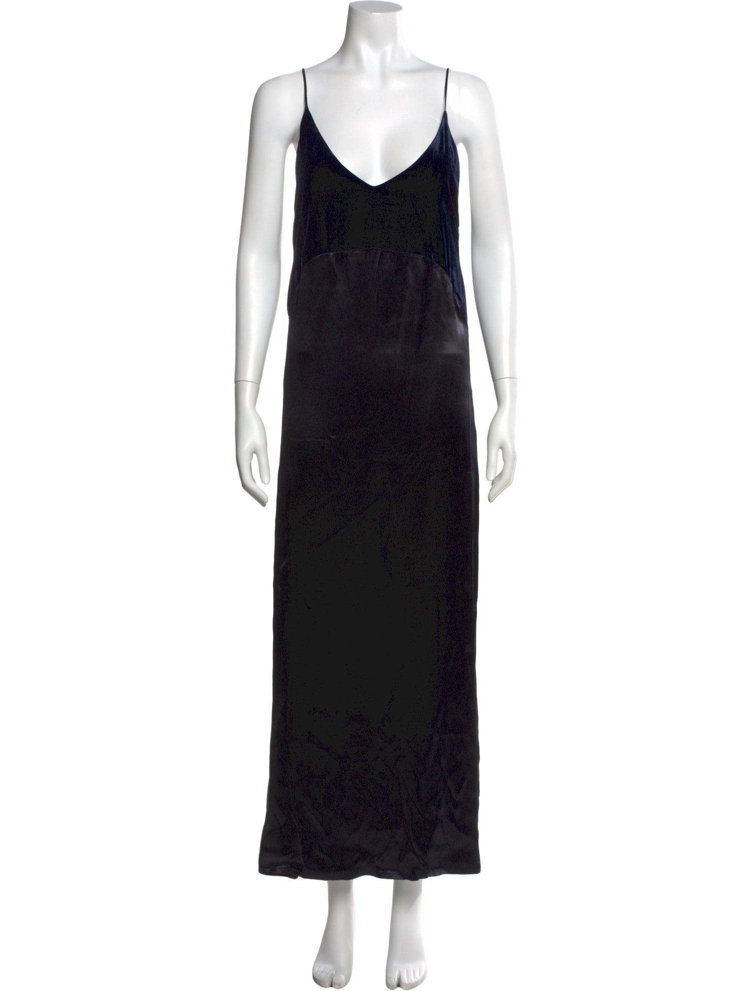 Maje V-Neck Long Dress