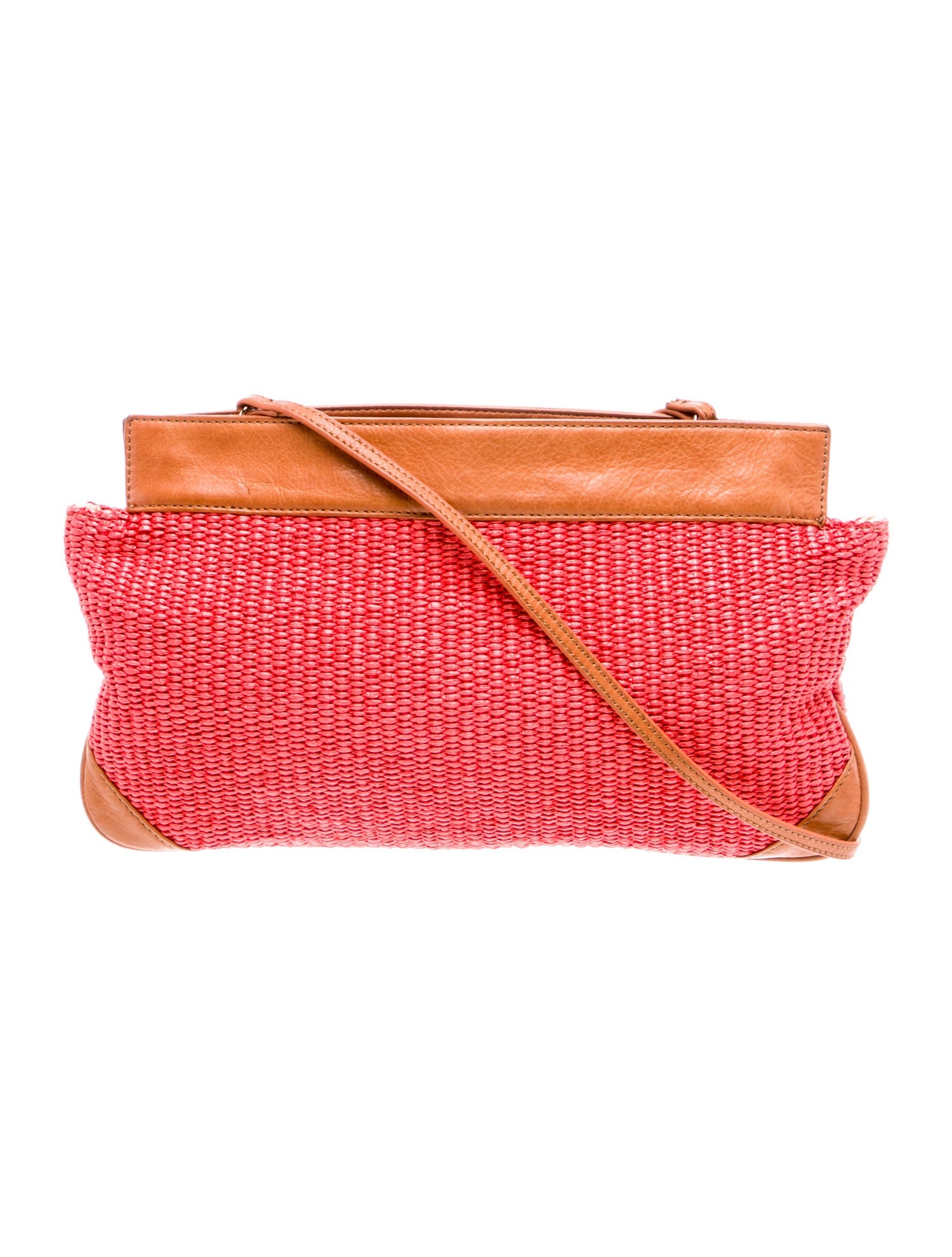 Maje Raffia Crossbody Bag