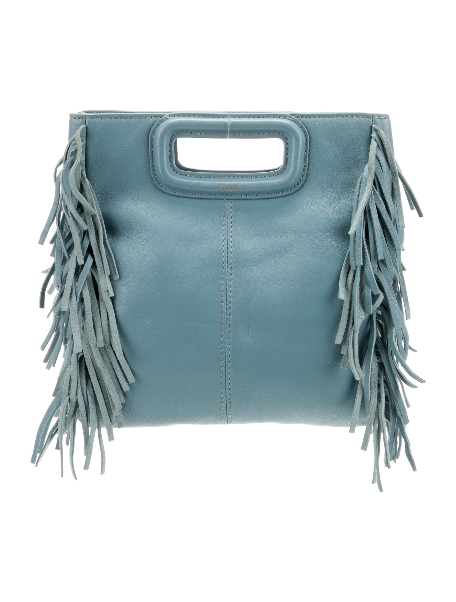 Maje Suede Top Handle Bag