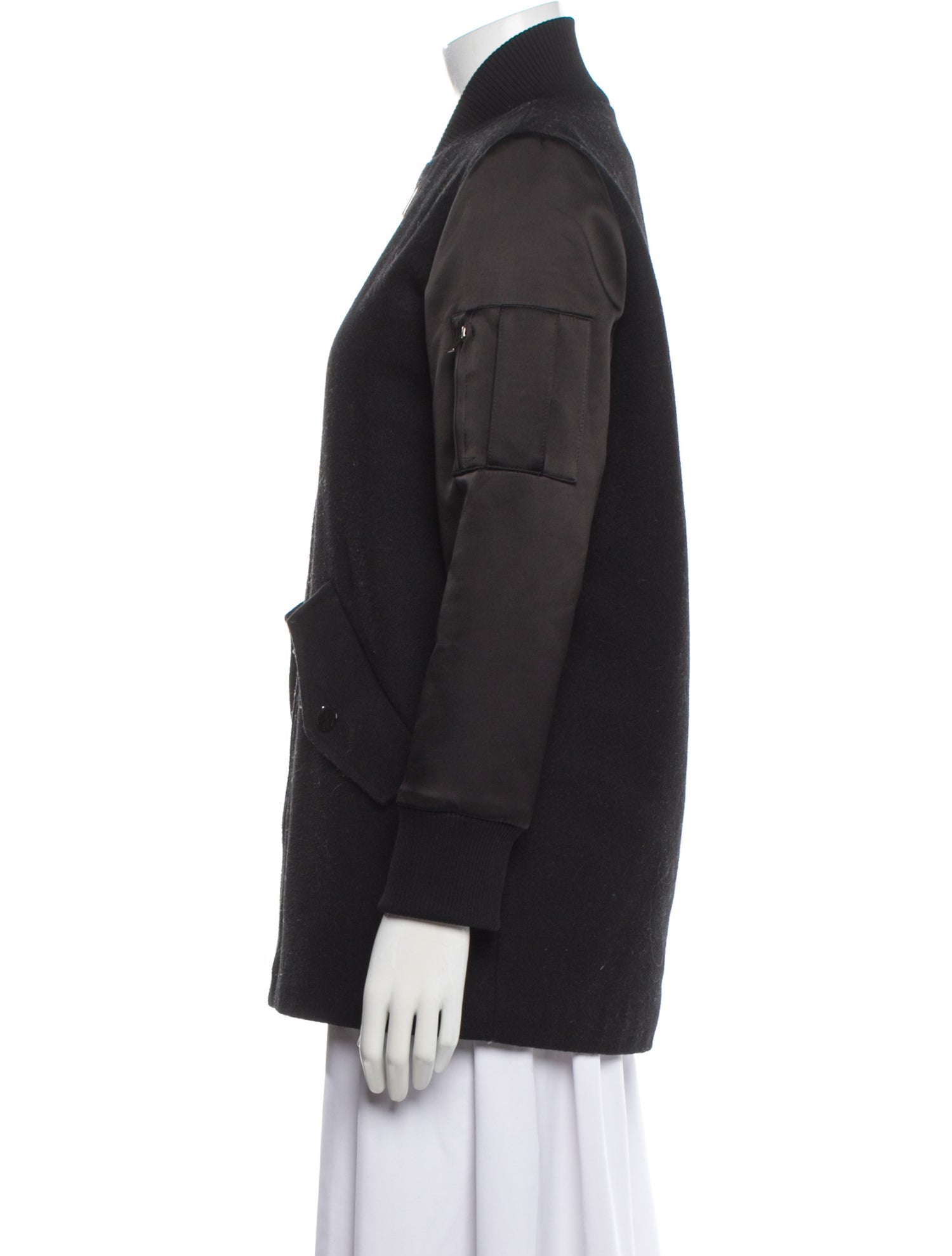 Maje Wool Bomber Jacket