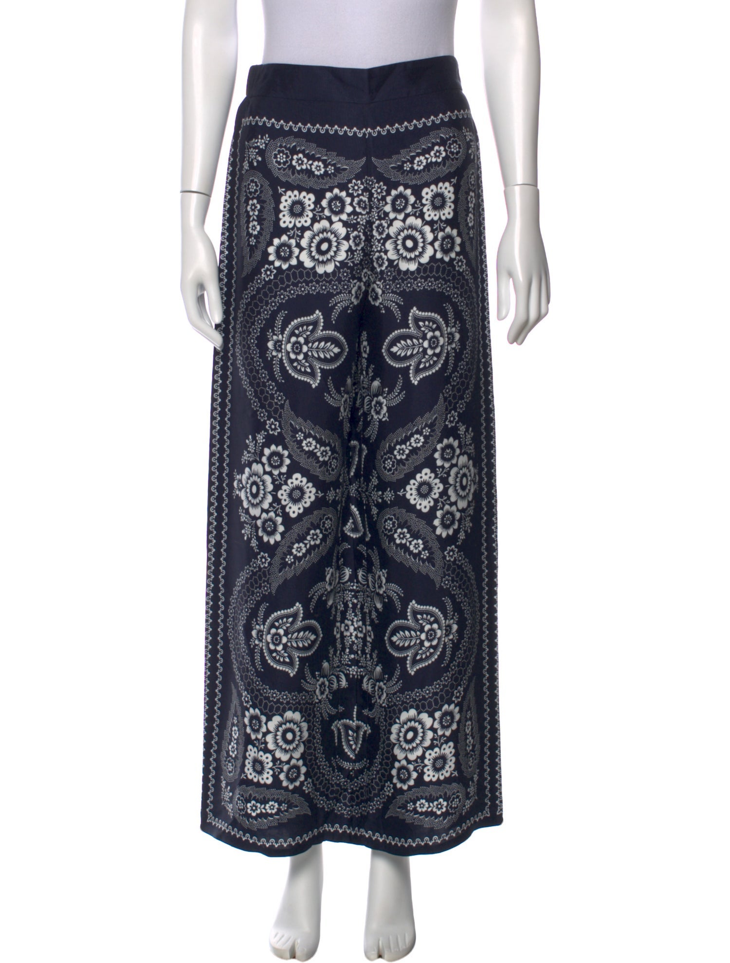 Maje Floral Print Wide Leg Pants w/ Tags