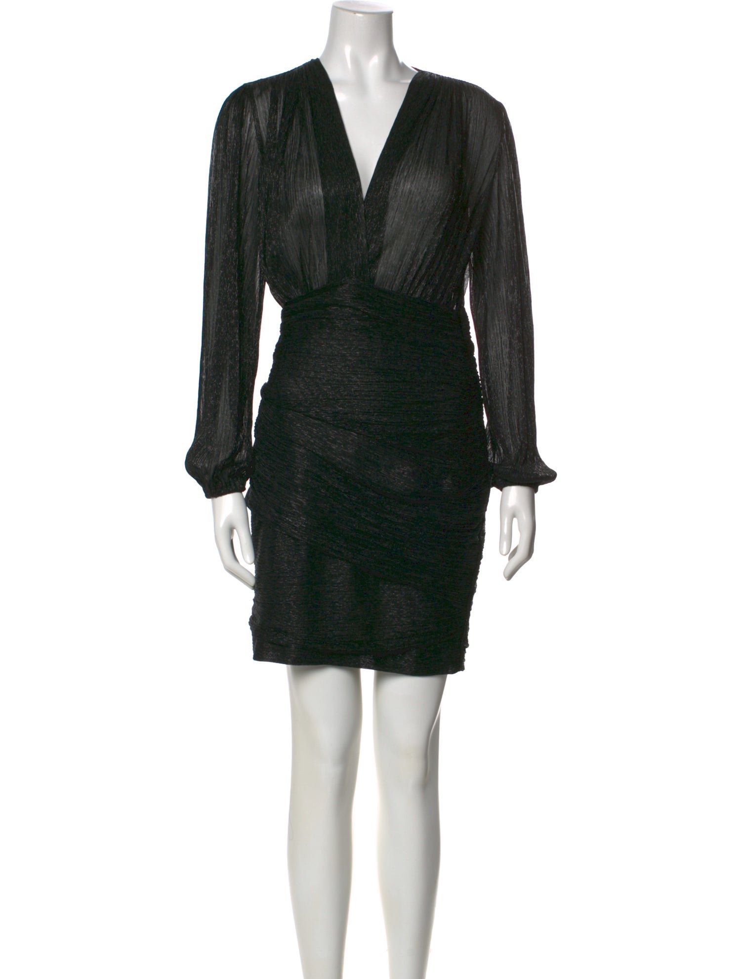 Maje V-Neck Mini Dress