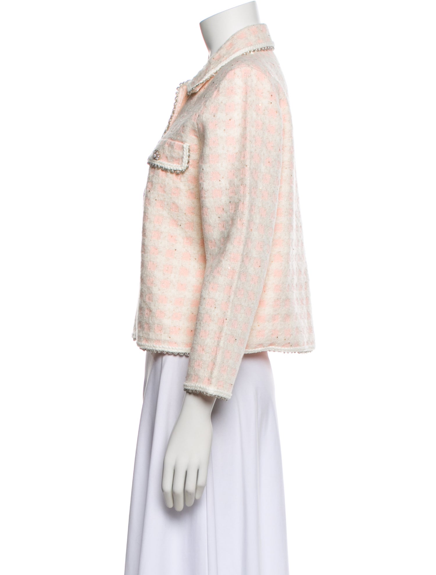 Maje Plaid Print Jacket w/ Tags