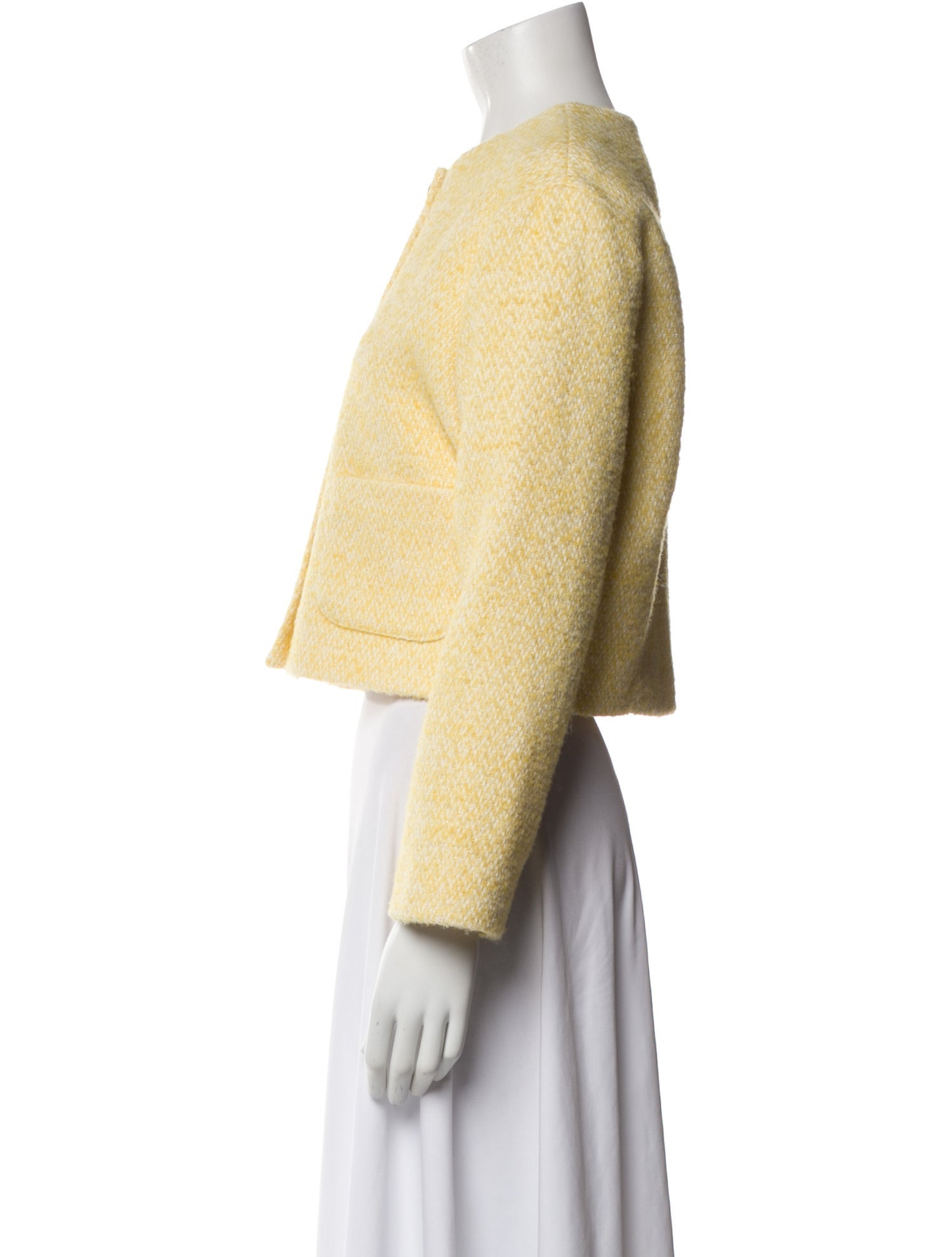 Maje Tweed Pattern Evening Jacket