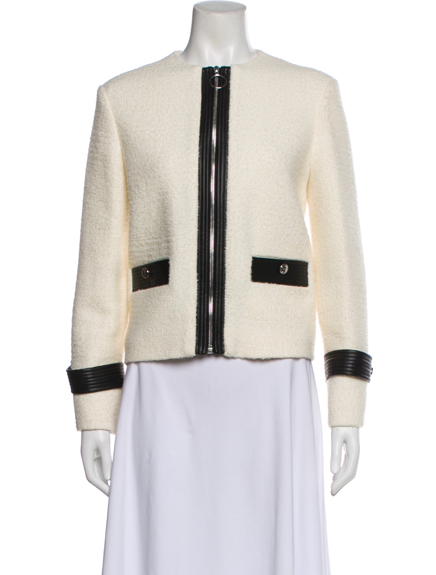 Maje Colorblock Pattern Jacket