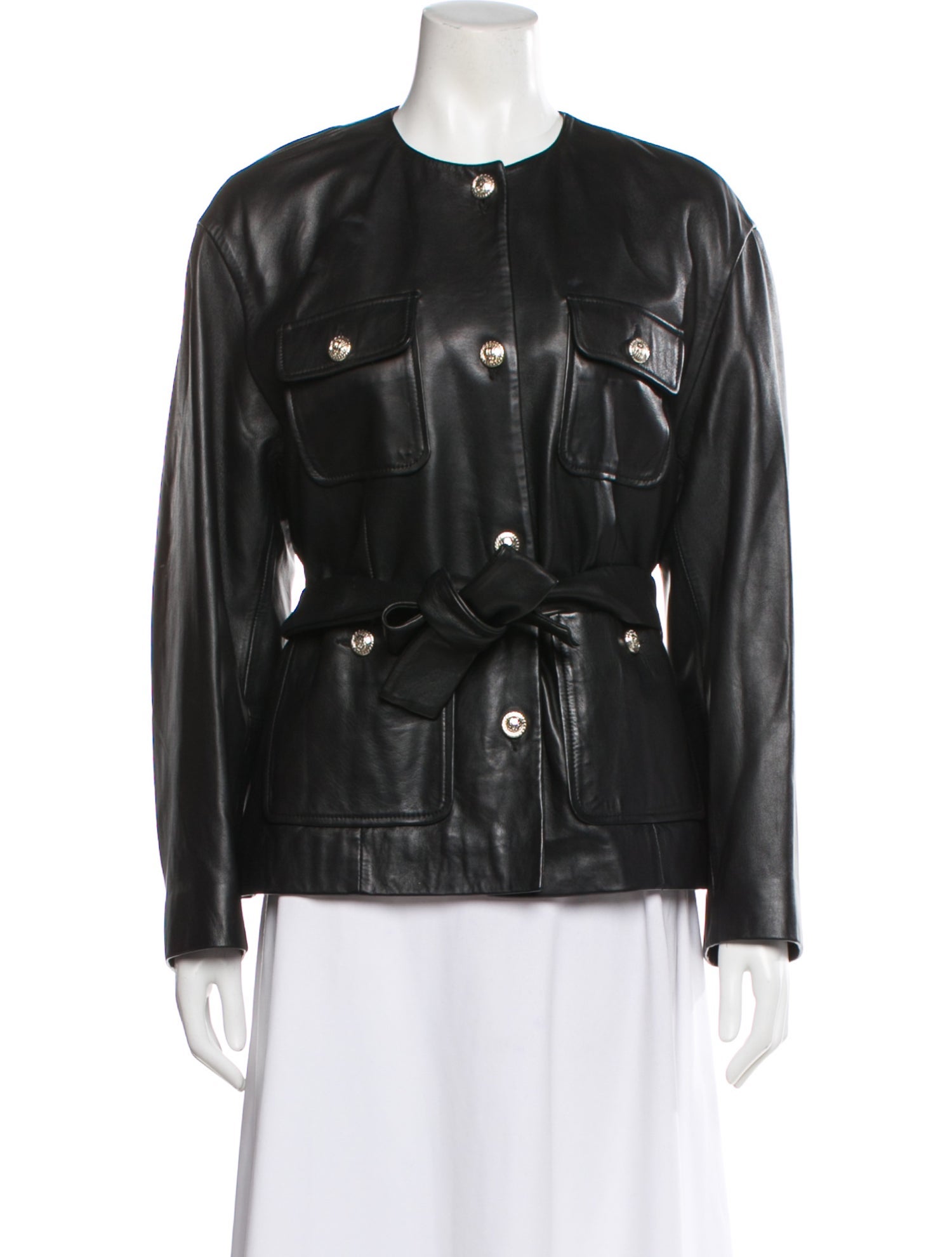 Maje Lamb Leather Jacket