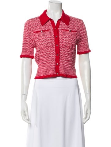 Pre-owned Maje Crew Neck Sweater In Pink