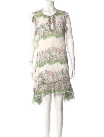 Pre-owned Maje Silk Knee-length Dress