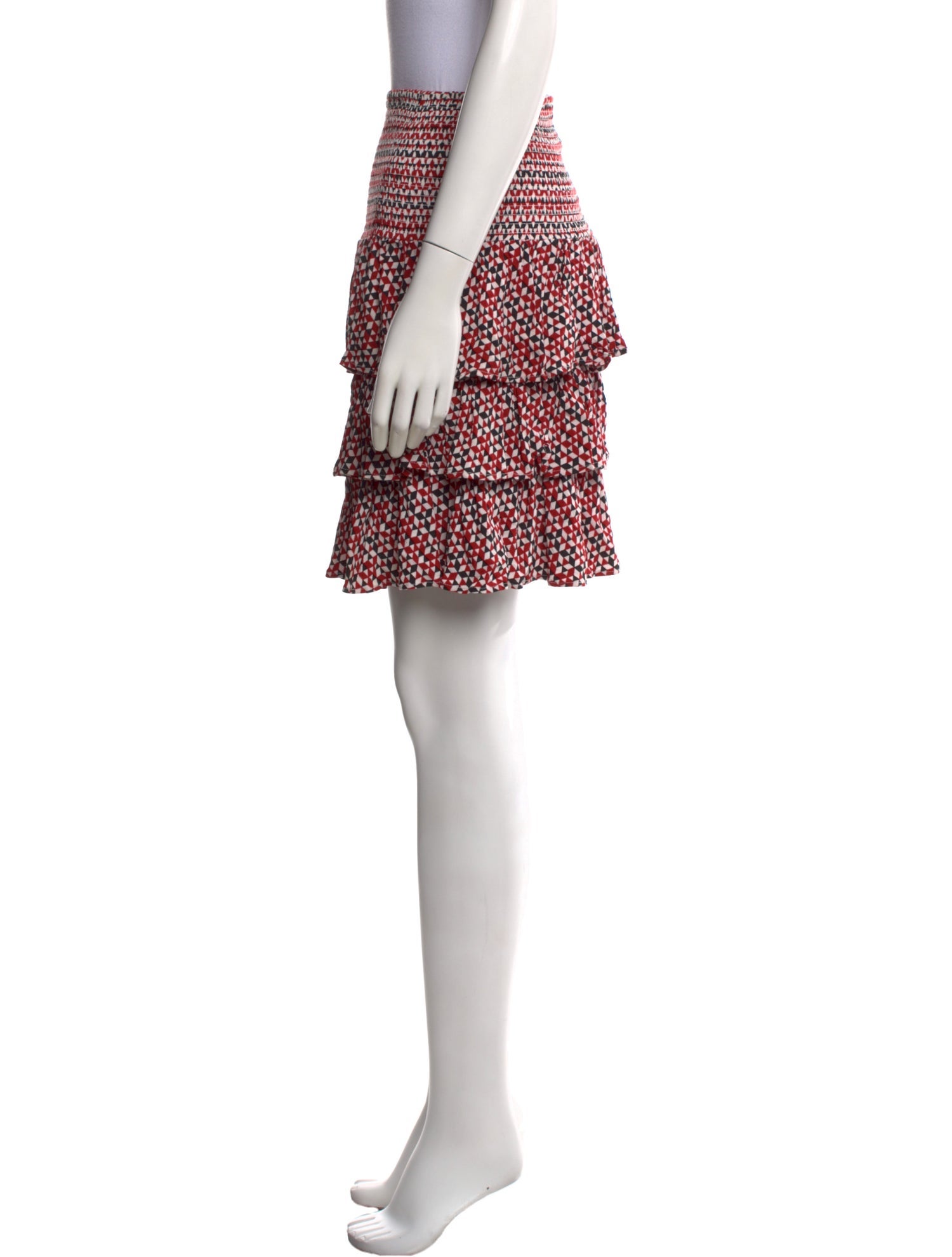 Maje Printed Mini Skirt