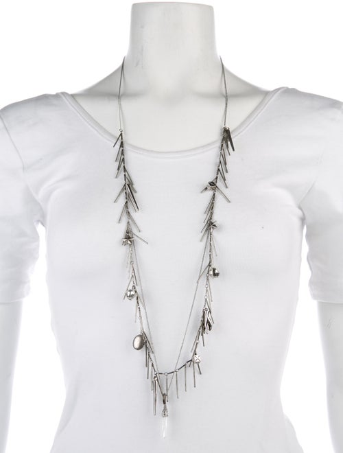 Maje Charm Crystal Necklace