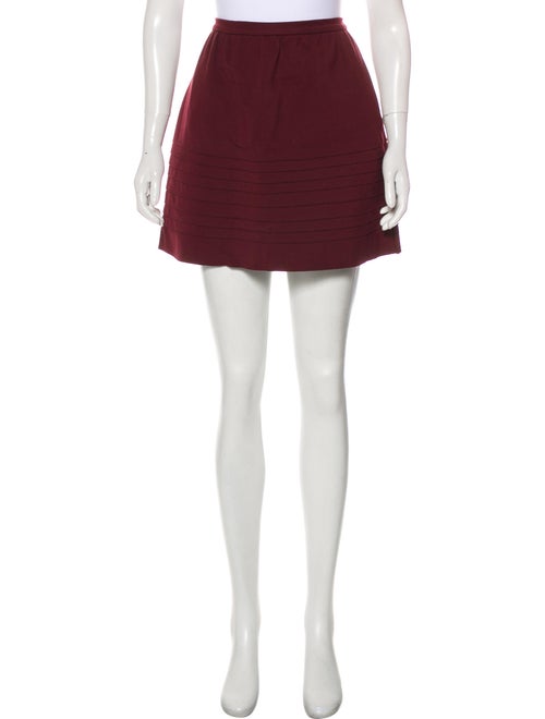 Maje Mini Skirt Red