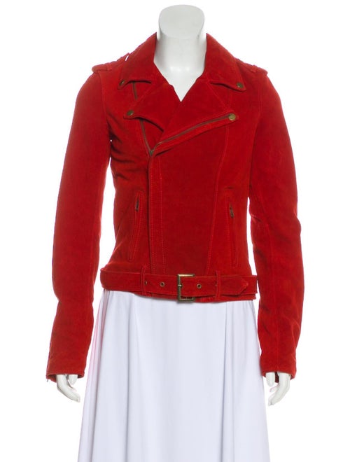Maje Suede Moto Jacket