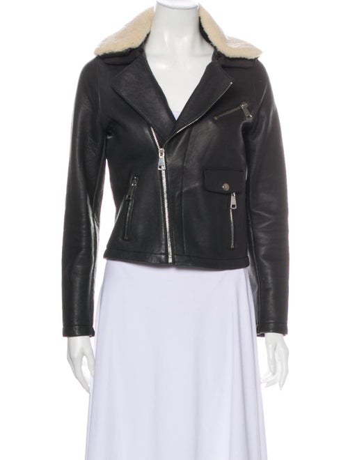 Maje Biker Jacket Black