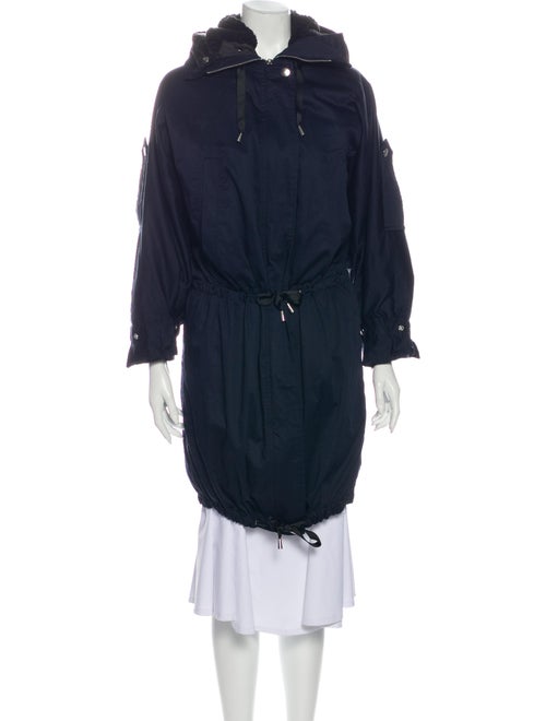 Maje Trench Coat Blue