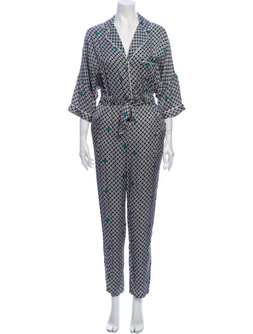 Maje Floral Print Jumpsuit w/ Tags Green