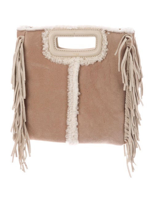 Maje Suede M Fringe Bag w/ Tags Brown
