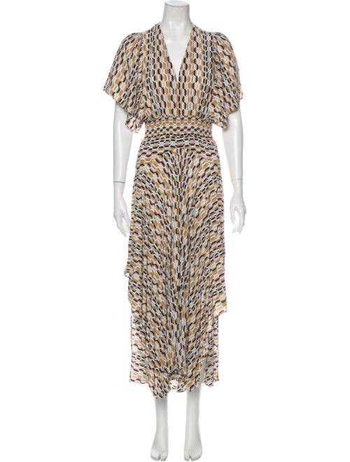 Maje Animal Print Long Dress