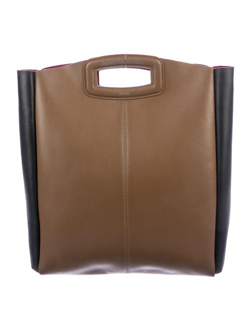 Maje Leather Satchel Black