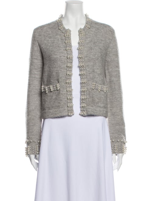 Maje Evening Jacket Grey