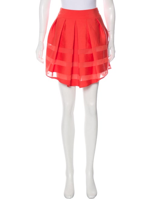 Maje Mini Skirt Orange