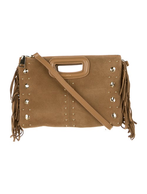 Maje M Fringe Suede Bag w/ Tags Brown