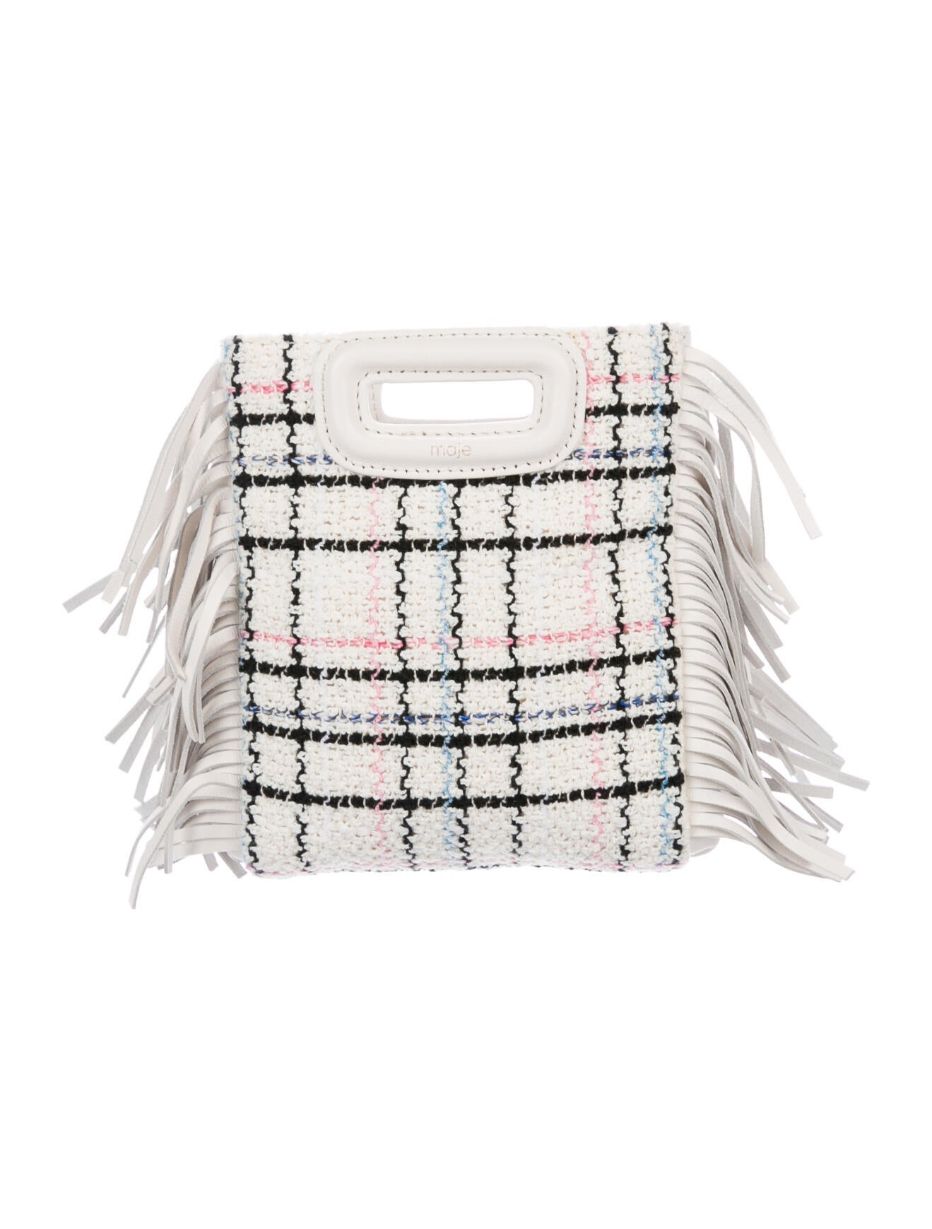 Tweed Sac M Maje Noir Tweed City Bag By Maje Rent The Runway