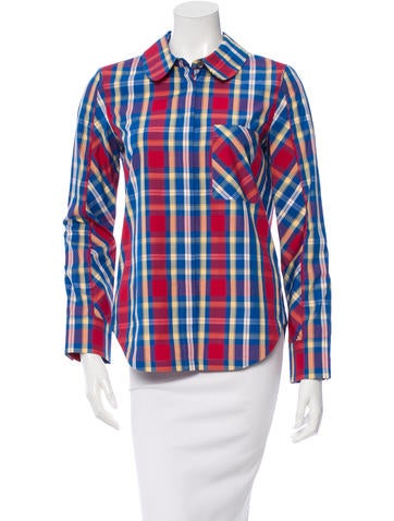 Trademark Pakip Plaid Top w/ Tags