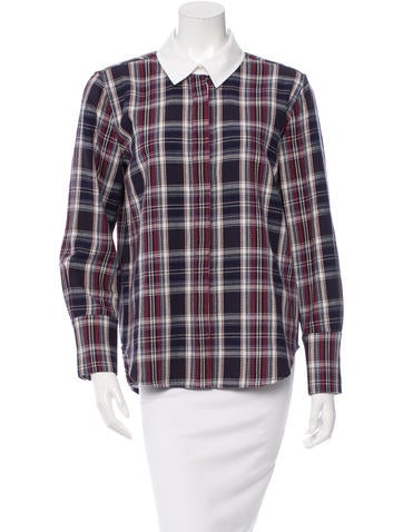 Trademark Walker Plaid Top w/ Tags