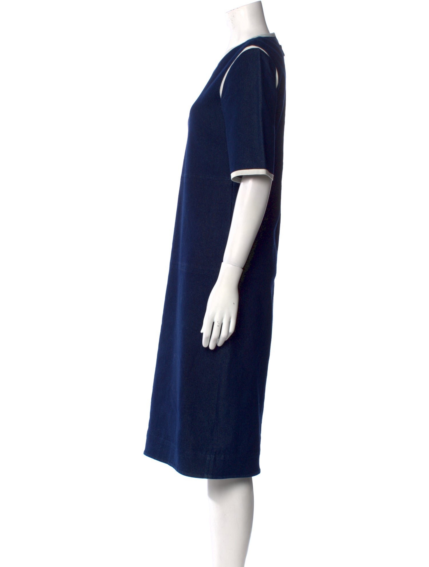 Trademark Crew Neck Midi Length Dress