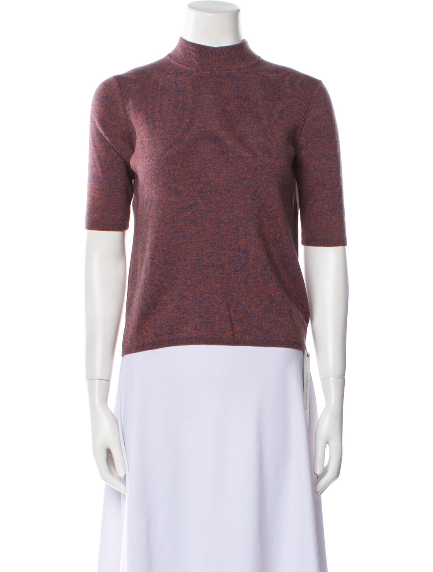 Trademark Virgin Wool Mock Neck Sweater