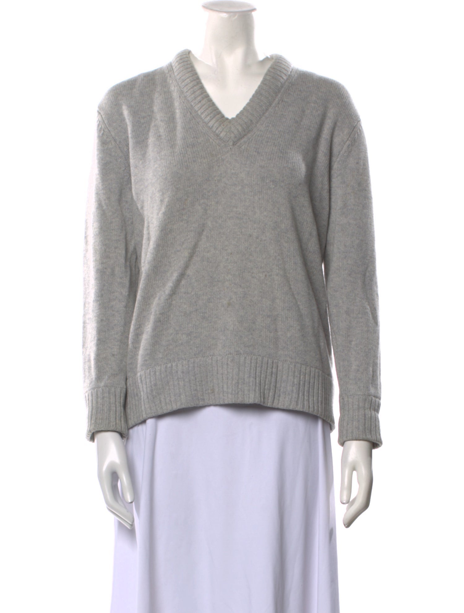 Trademark Cashmere V-Neck Sweater