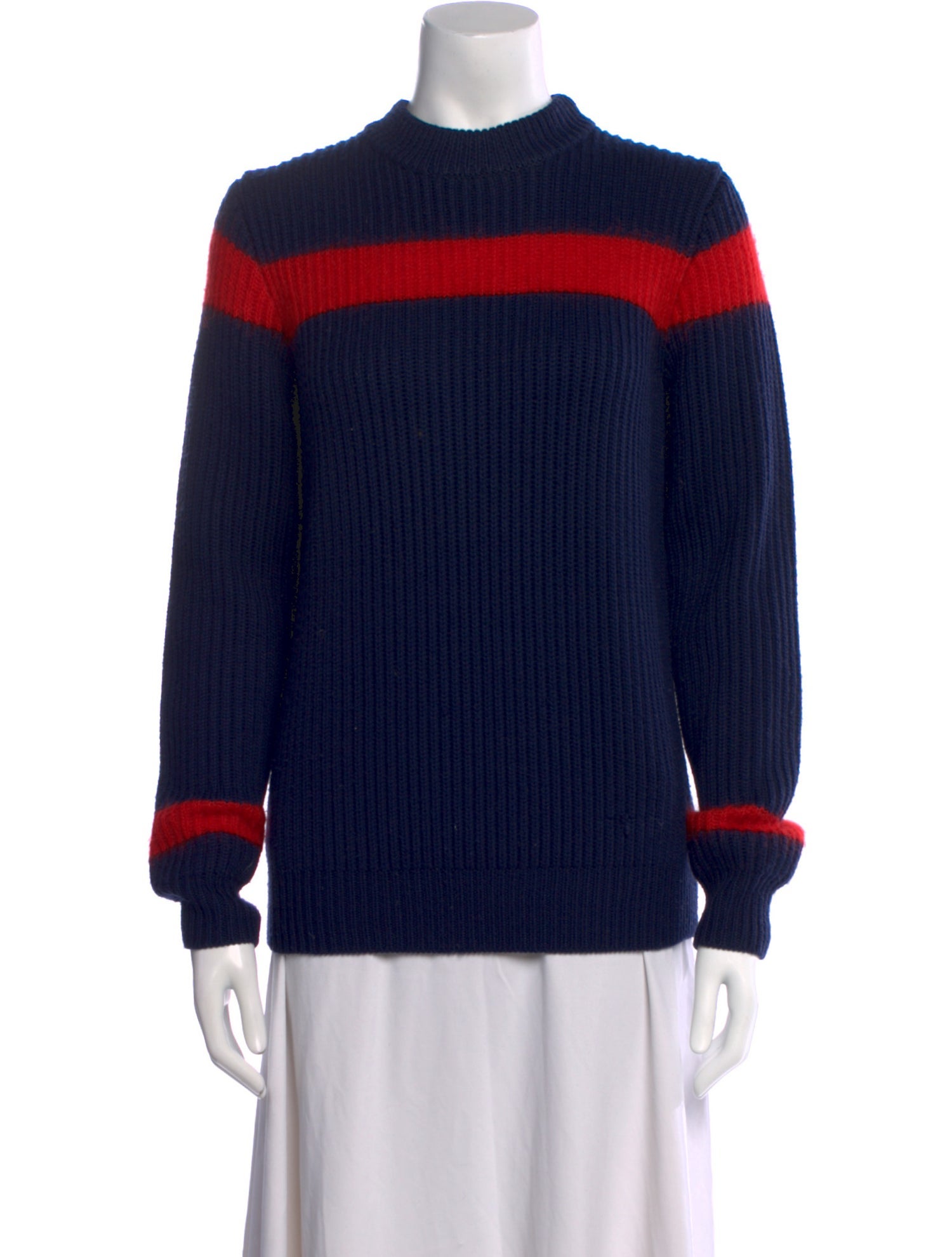 Trademark Wool Striped Sweater