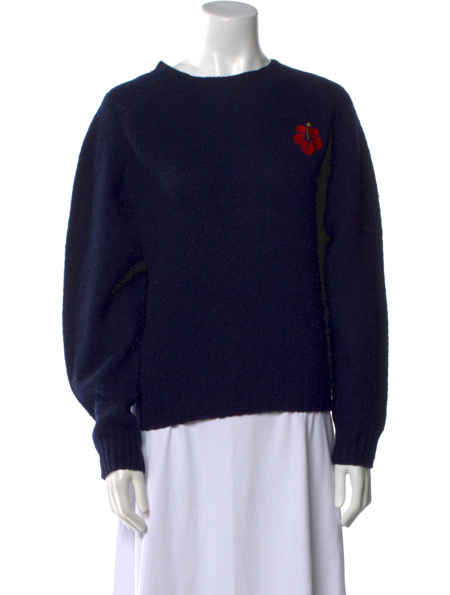 Trademark Wool Crew Neck Sweater