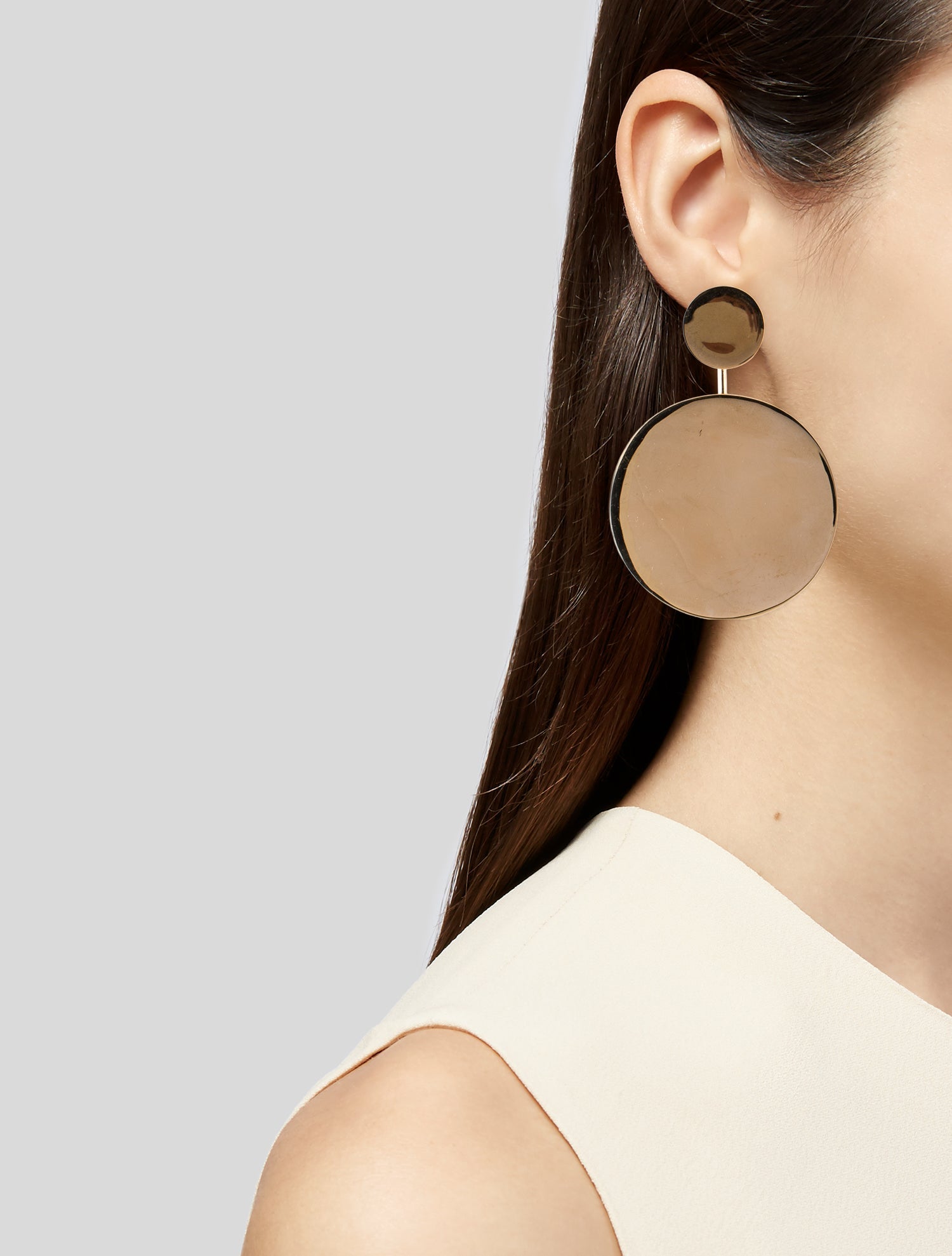 Trademark Big Circle Drop Earrings