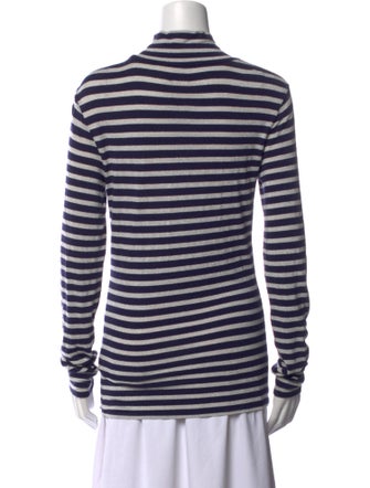 Trademark Striped Mock Neck Top