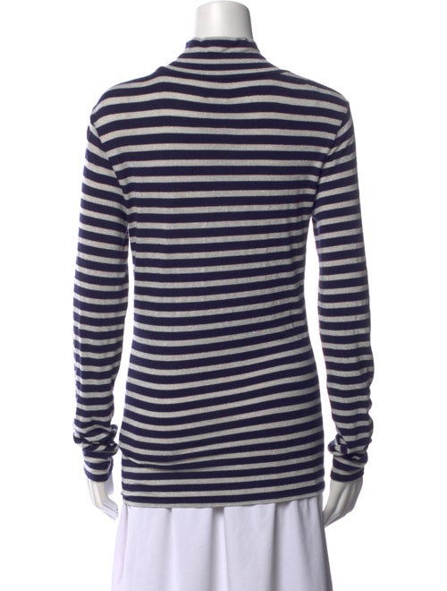 Trademark Striped Mock Neck Top