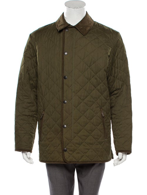 Barbour Quilted Collared Jacket olive