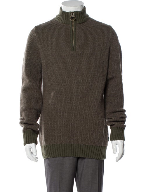 Barbour Wool Mock Neck Pullover Wool