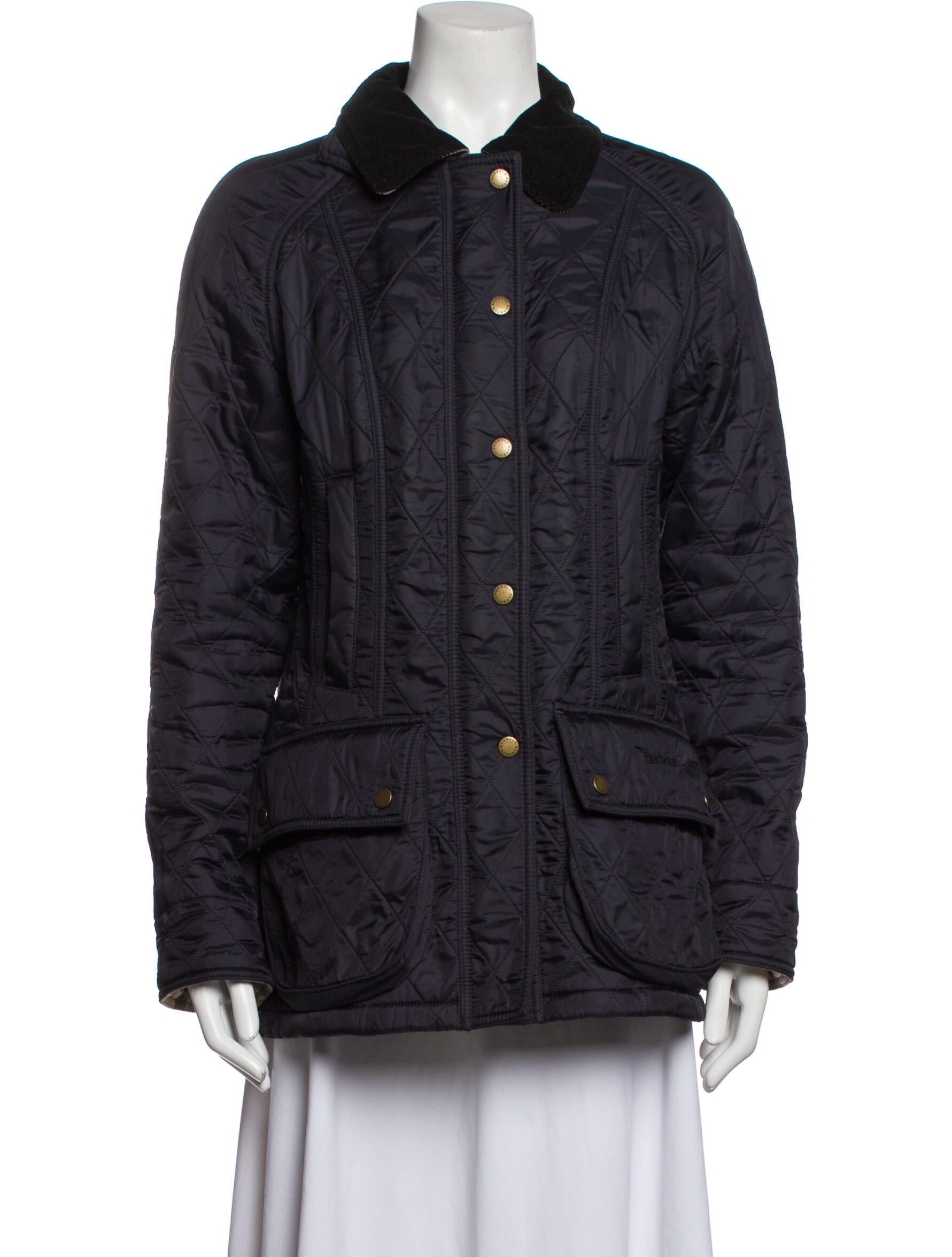 Barbour Denim Jacket Blue Jackets, Clothing W2U31385 The RealReal